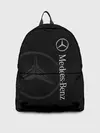 Рюкзак джинсовый / Логотип Мерседес