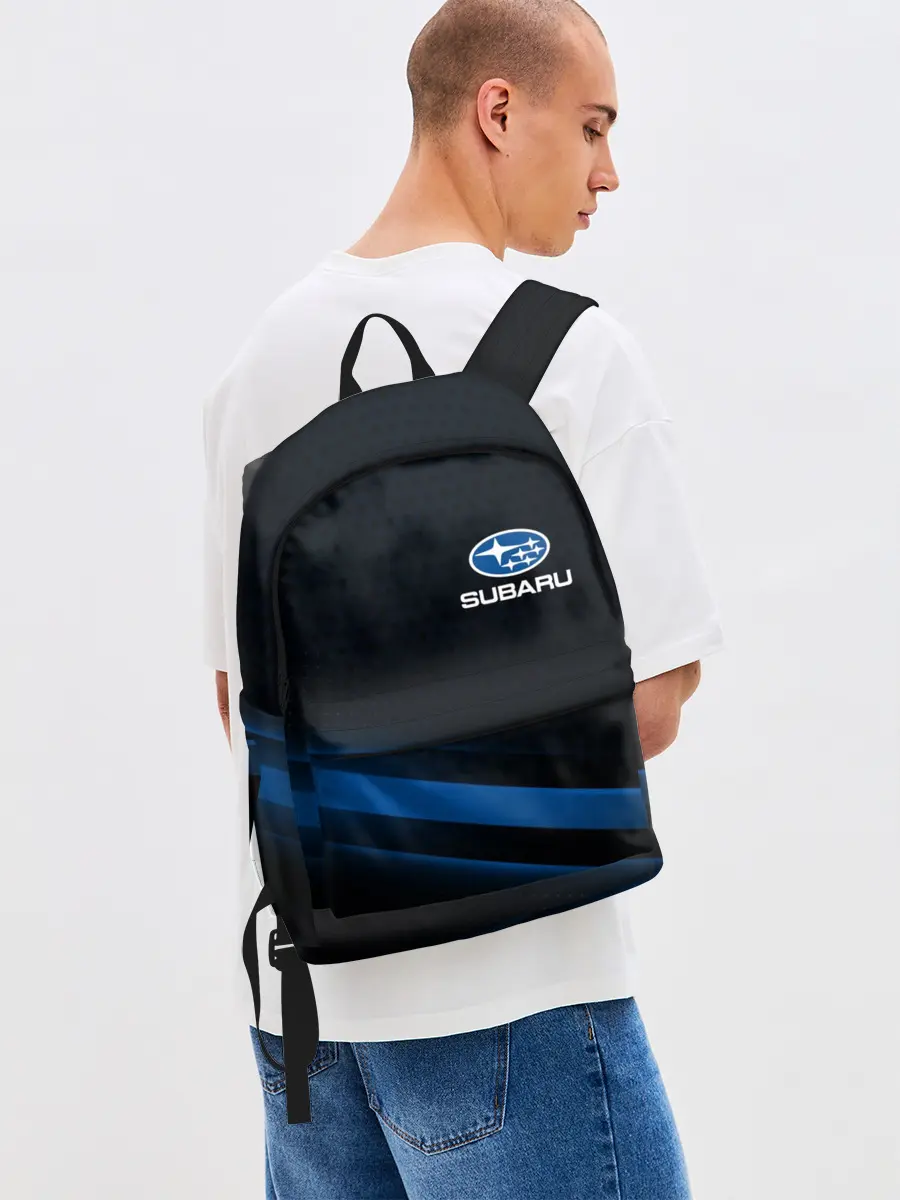 Рюкзак джинсовый / Subaru, sport style