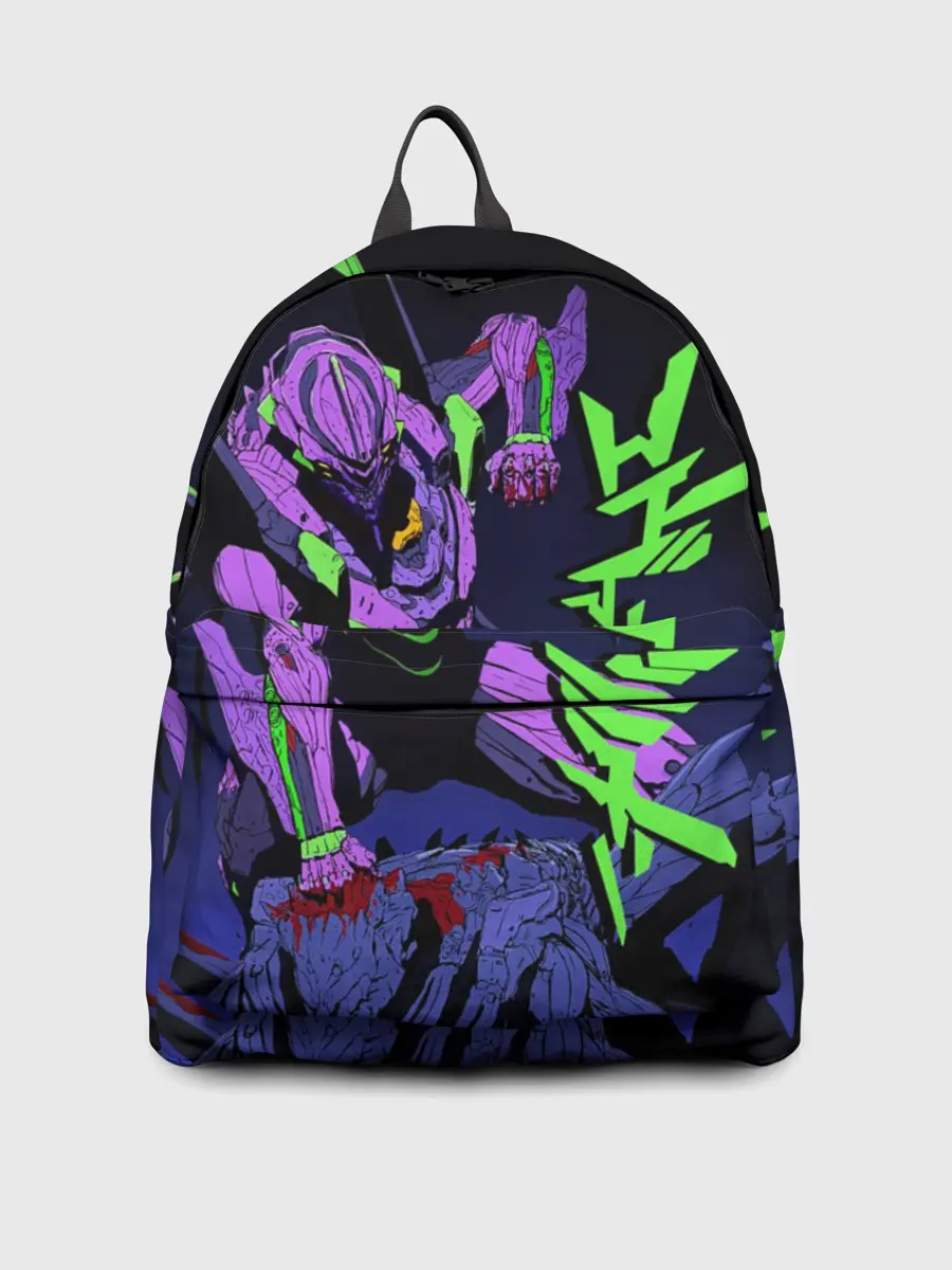 Рюкзак джинсовый / Евангелион - EVA 01