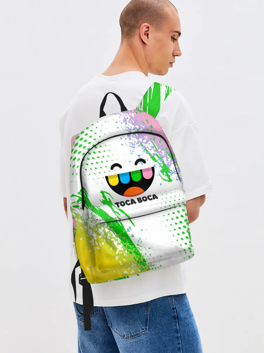 Рюкзак джинсовый / Toca Boca: Улыбашка.