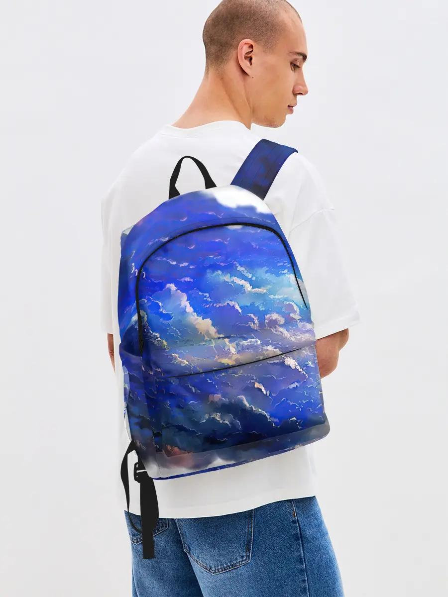 Рюкзак джинсовый / Высокие облака