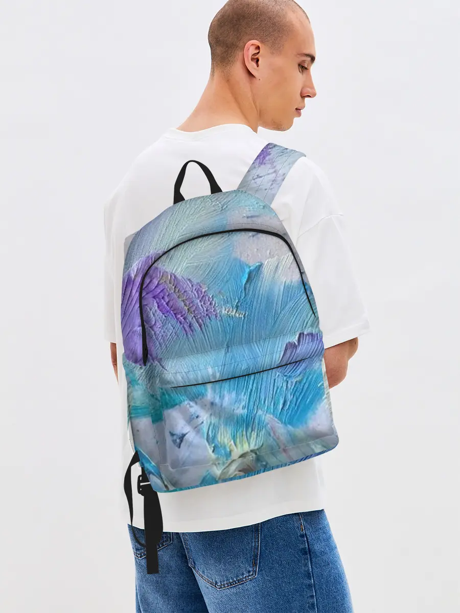 Рюкзак джинсовый / Оставленная краска