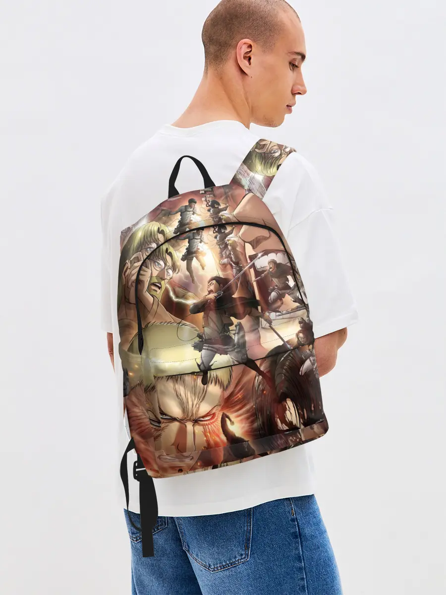 Рюкзак джинсовый / Противостояние АОТ