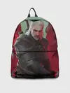 Рюкзак джинсовый / ВЕДЬМАК | THE WITCHER | ГЕРАЛЬТ С МЕЧОМ