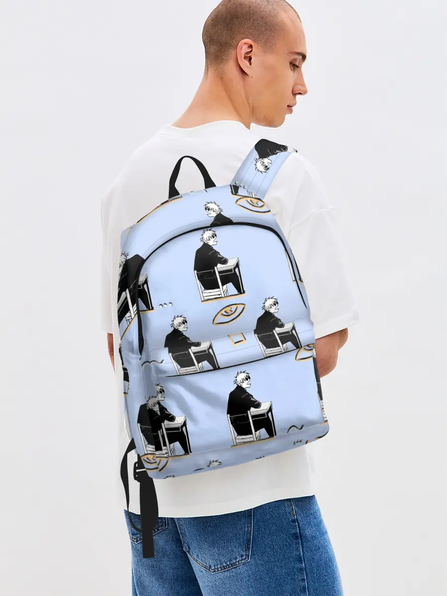 Рюкзак джинсовый / Годжо паттерн