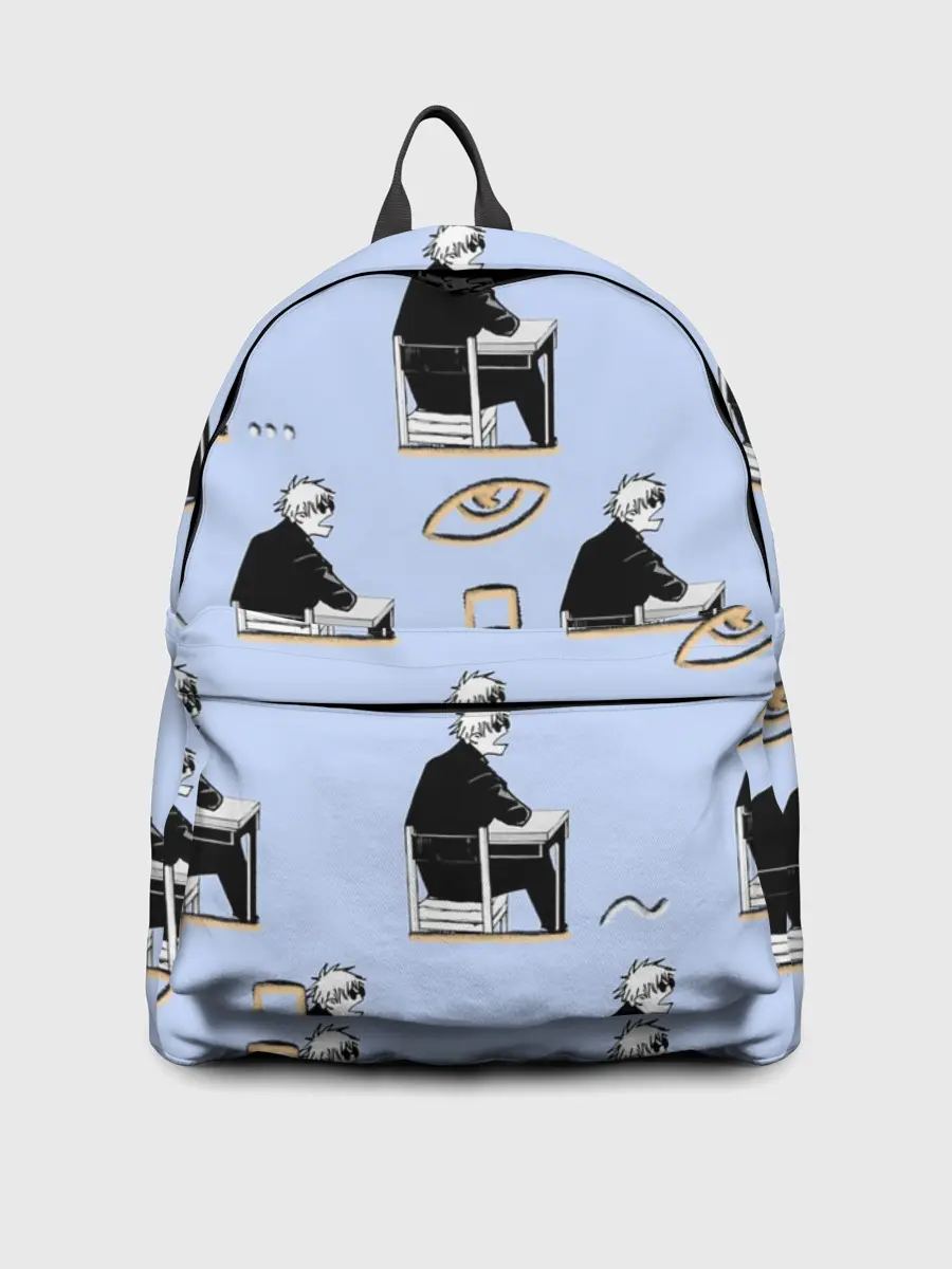 Рюкзак джинсовый / Годжо паттерн