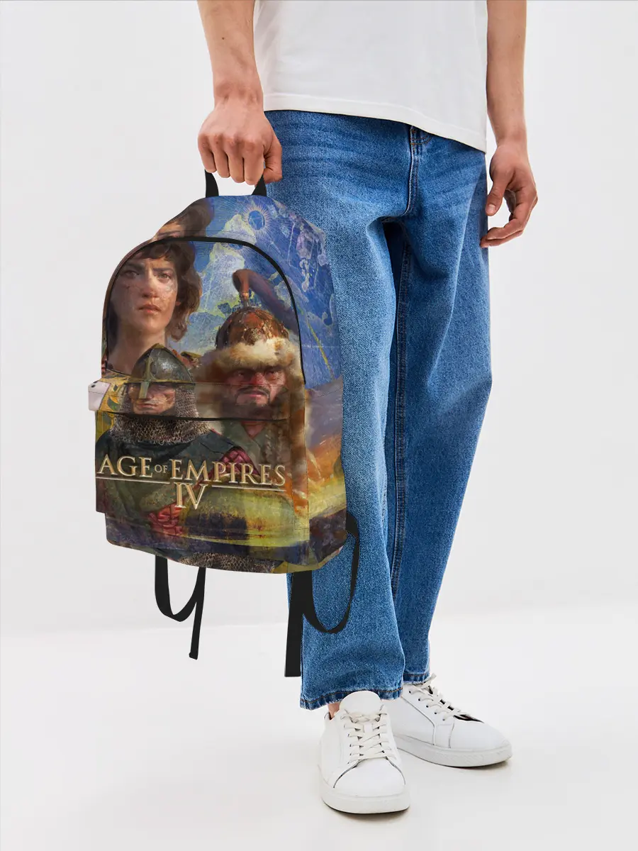 Рюкзак джинсовый / Age of Empires 4 Обложка