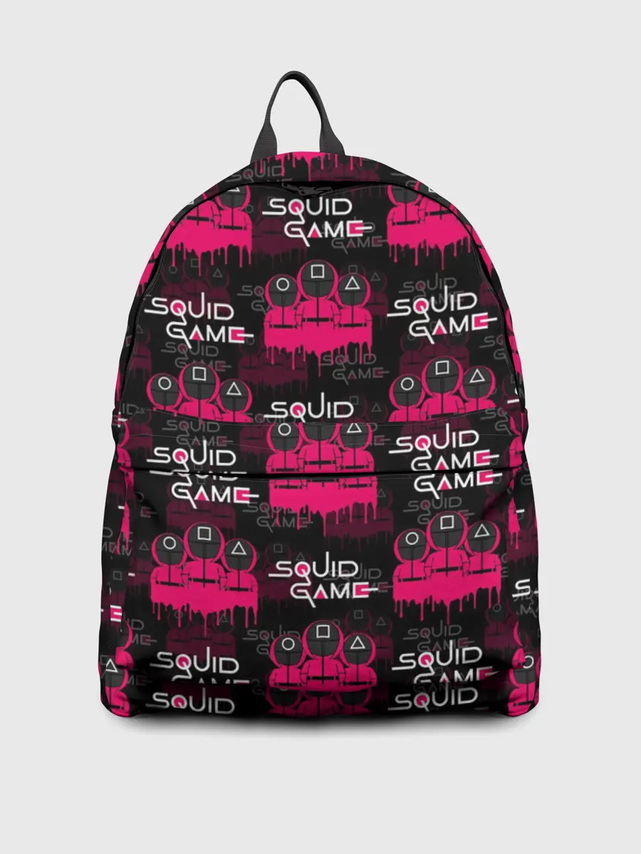 Рюкзак джинсовый / ИГРА В КАЛЬМАРА / SQUID GAME / PATTERN