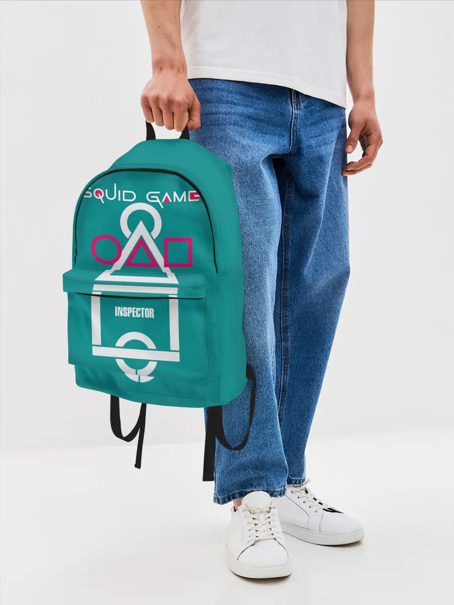 Рюкзак джинсовый / Squid Game - Inspector