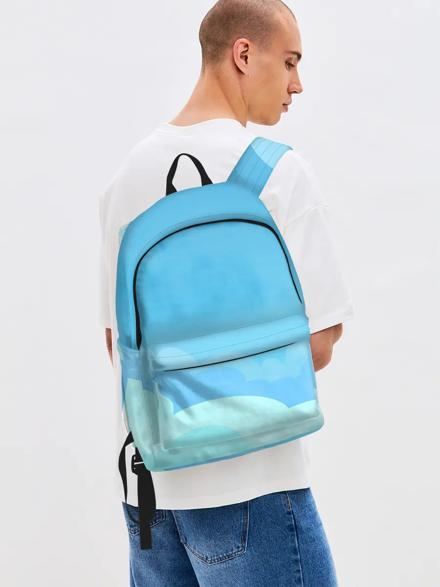 Рюкзак джинсовый / Небо после грозы