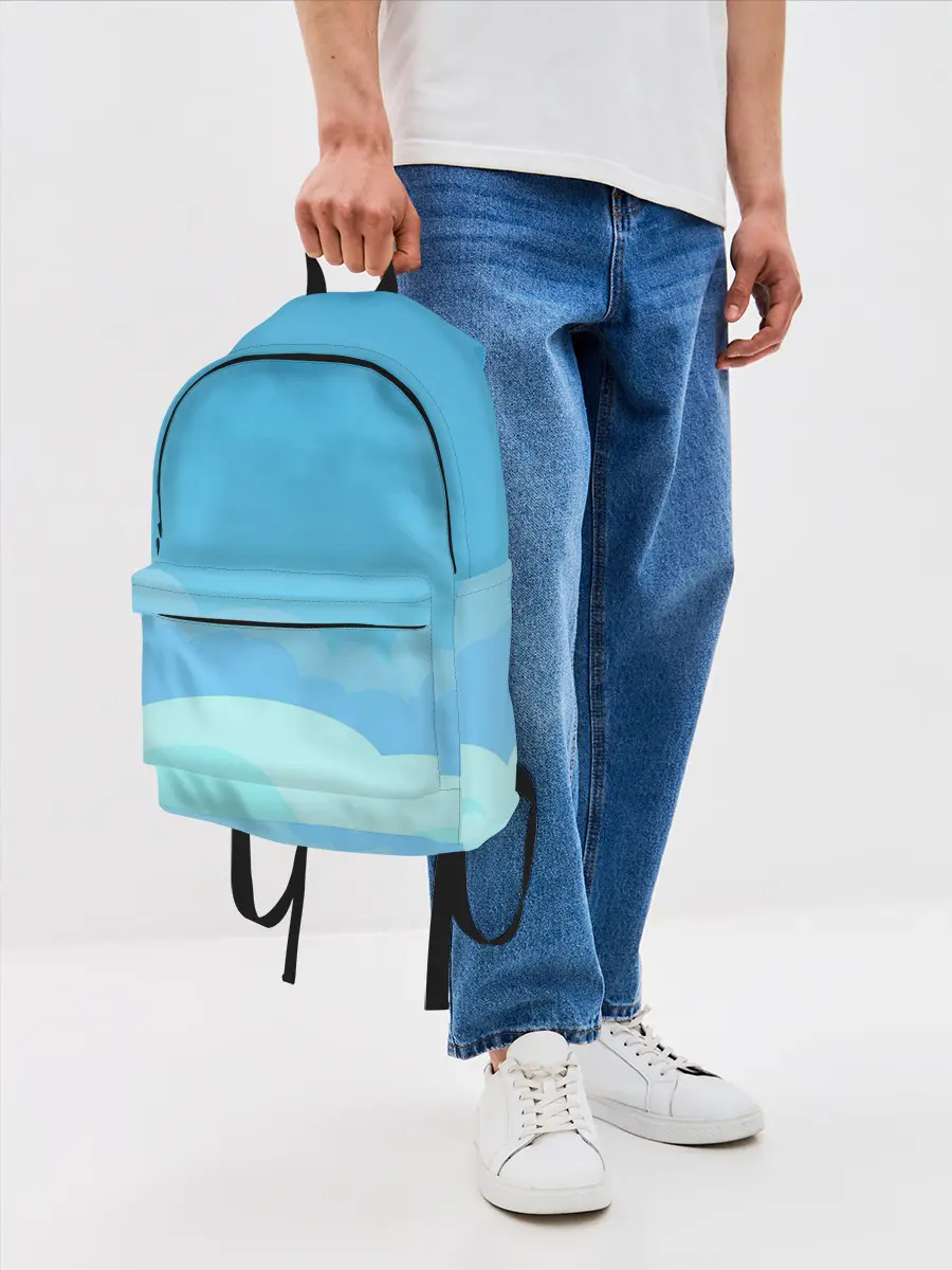 Рюкзак джинсовый / Небо после грозы