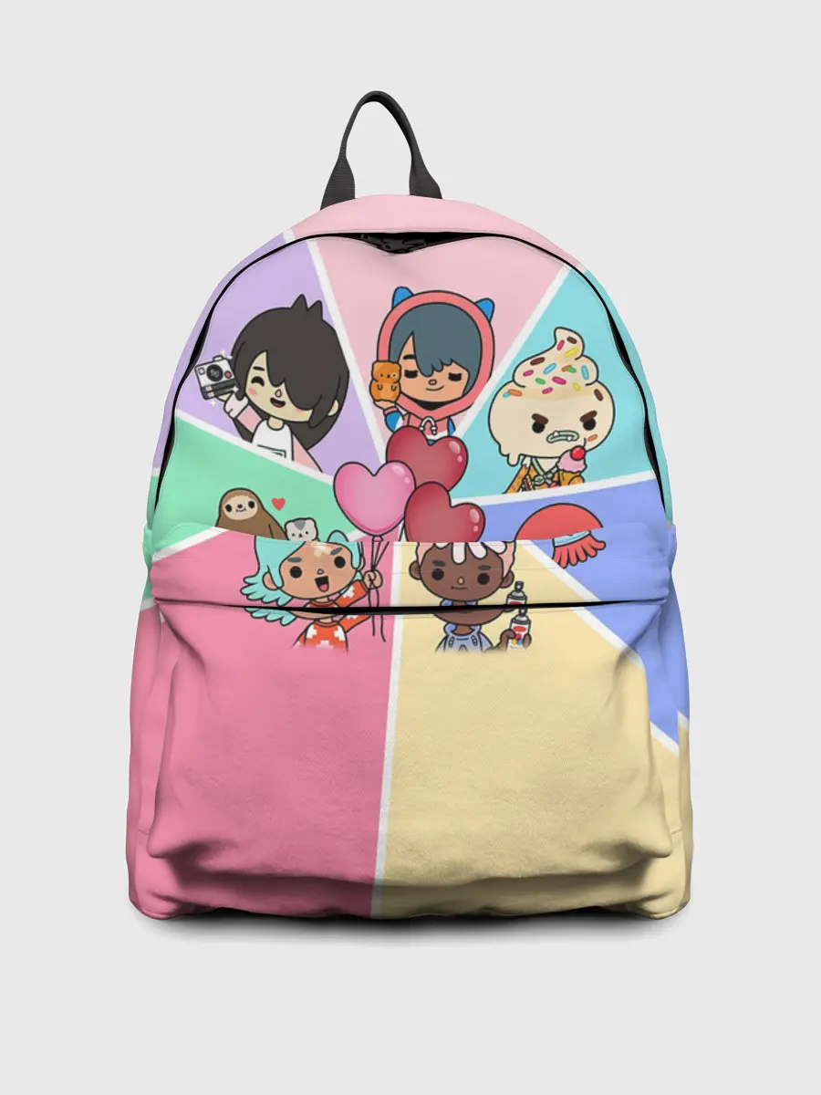 Рюкзак джинсовый / TOCA BOCA WORLD HEROES / ТОКА БОКА