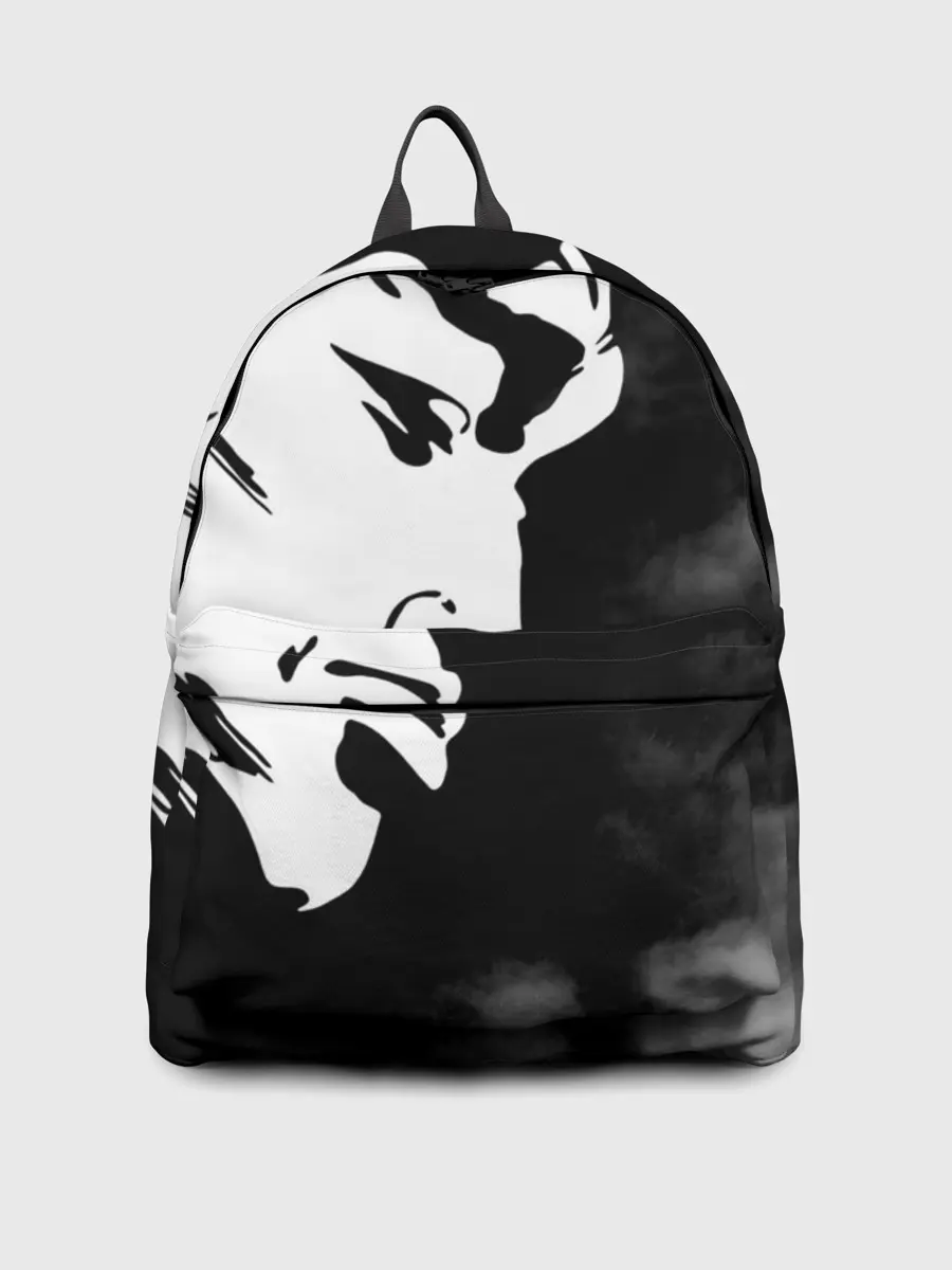 Рюкзак джинсовый / Профиль Виктора Цой