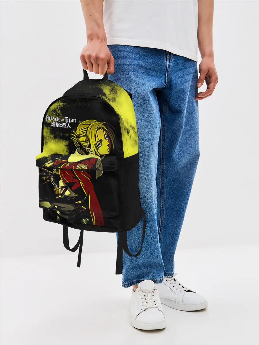 Рюкзак джинсовый / Энни Леонхарт | Атака на титанов