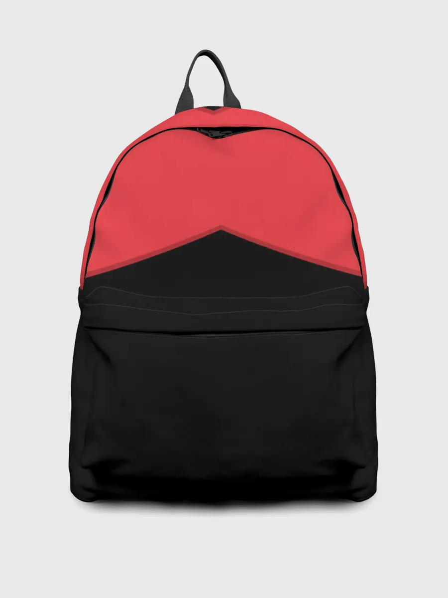 Рюкзак джинсовый / ГЕОМЕТРИЯ МИНИМАЛИЗМ | КРАСНЫЕ ПОЛОСЫ