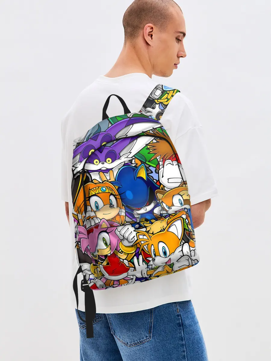 Рюкзак джинсовый / КИБЕР СОНИК | CYBER SONIC ROBOT