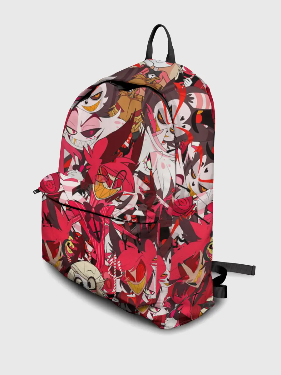 Рюкзак джинсовый / ОТЕЛЬ ХАЗБИН ПЕРСОНАЖИ МУЛЬТФИЛЬМА