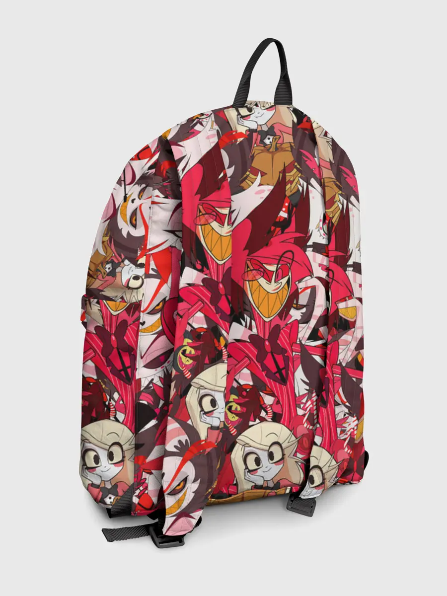 Рюкзак джинсовый / ОТЕЛЬ ХАЗБИН ПЕРСОНАЖИ МУЛЬТФИЛЬМА