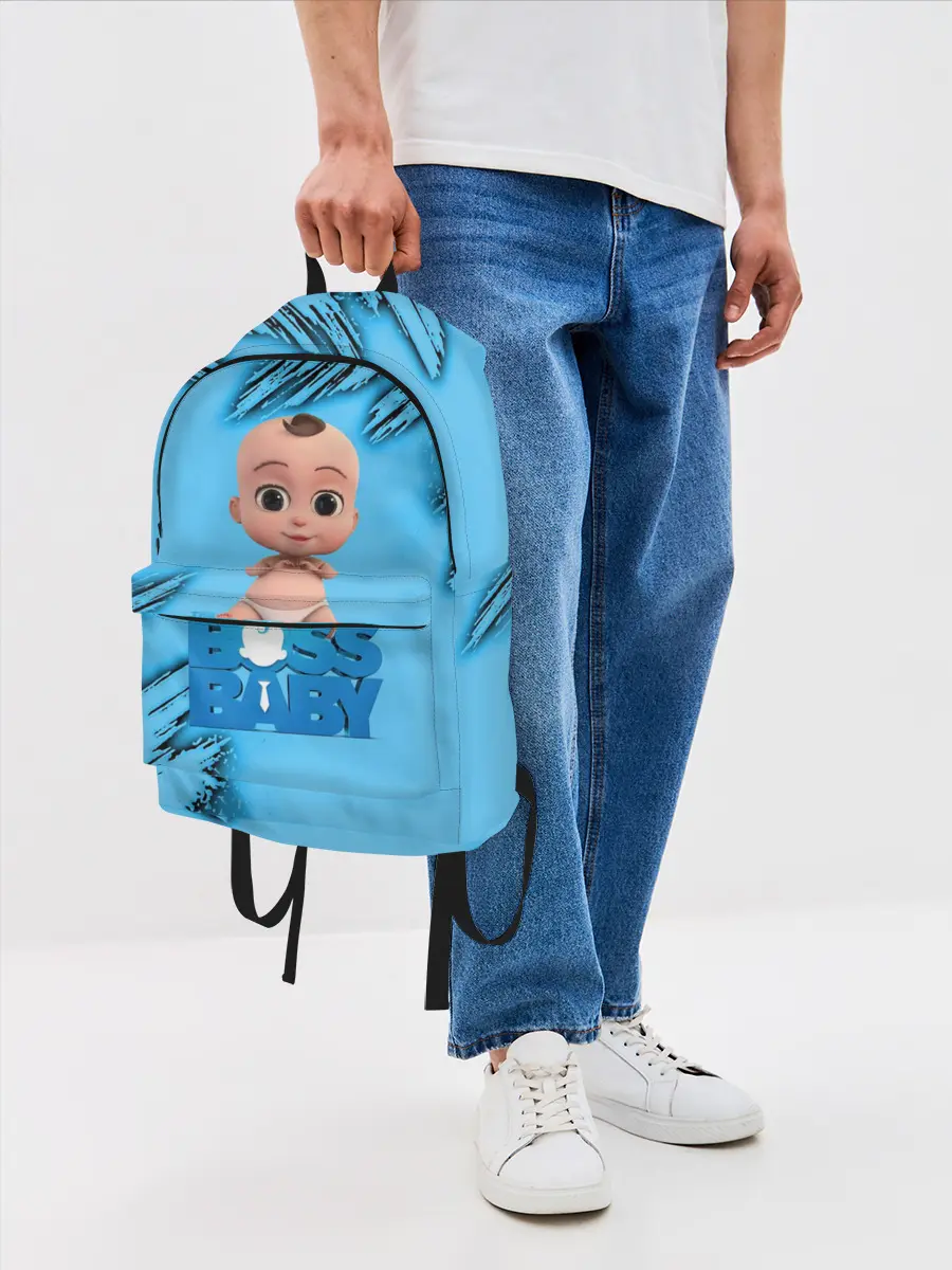 Рюкзак джинсовый / Босс Молокосос