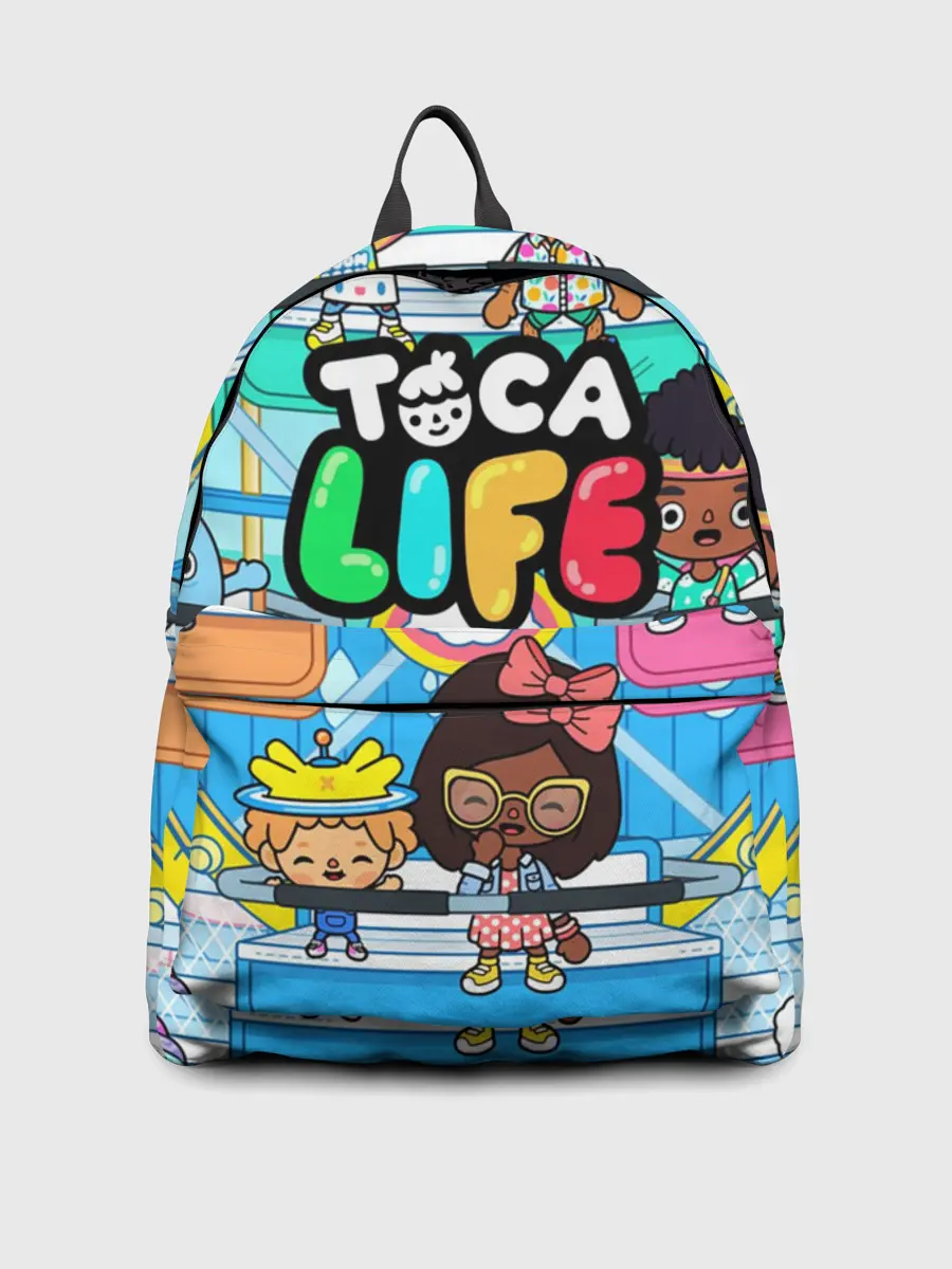 Рюкзак джинсовый / Toca Boca | Тока Бока аттракцион