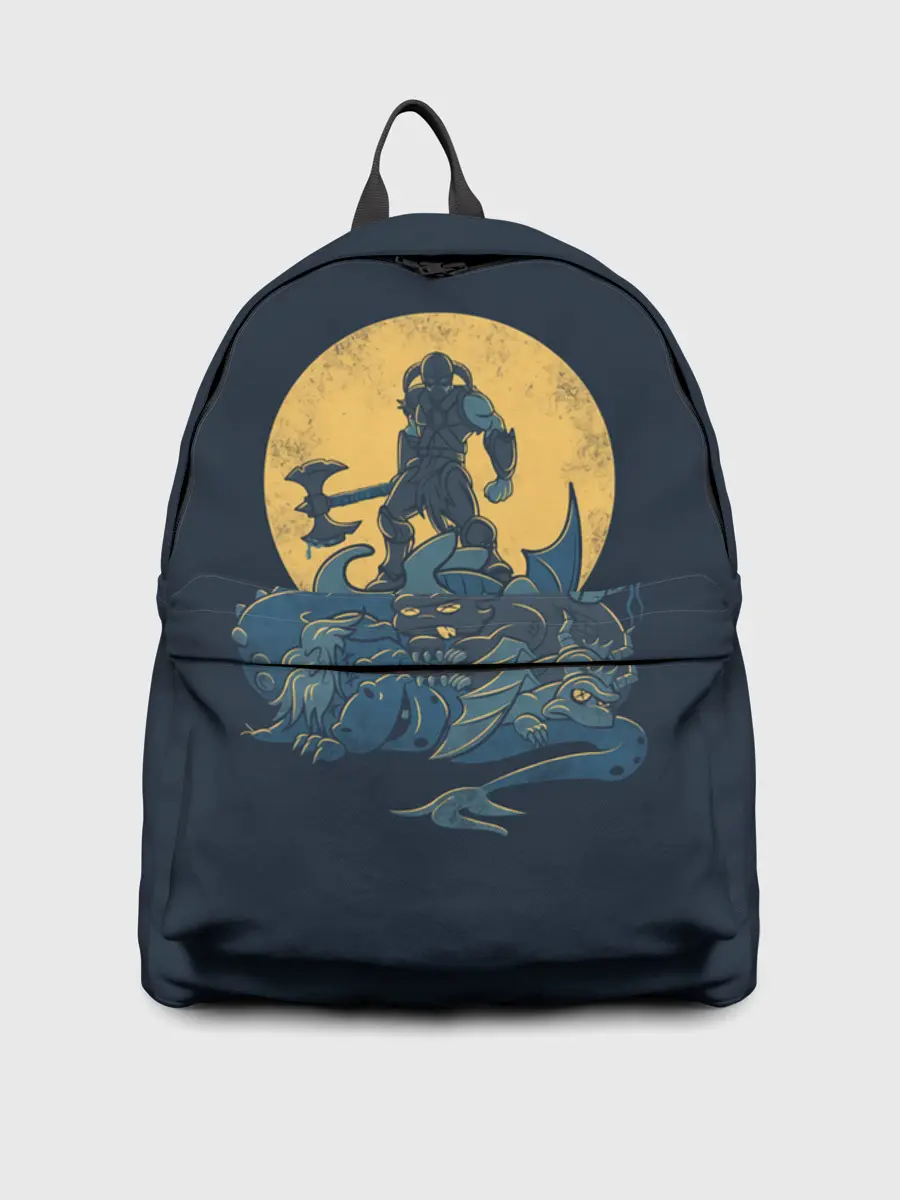 Рюкзак джинсовый / Всем драконам конец