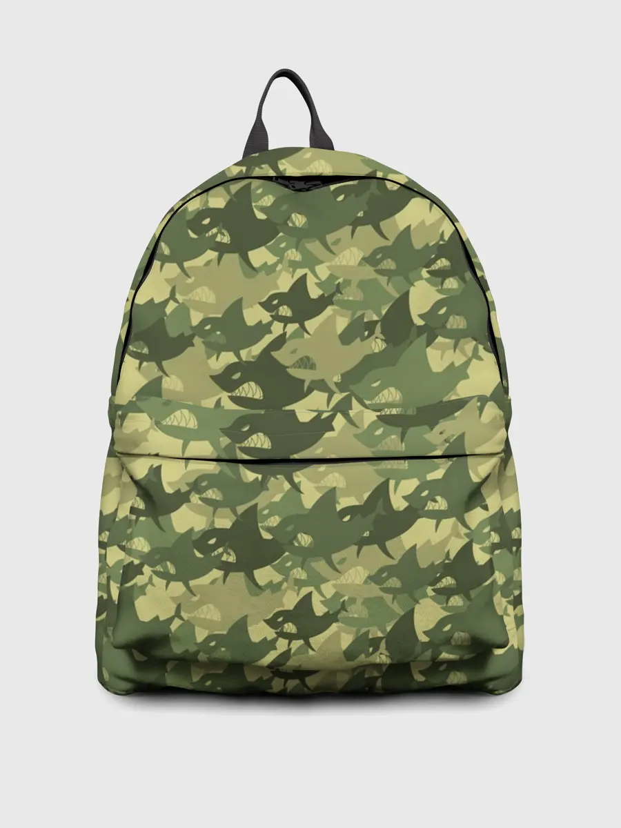 Рюкзак джинсовый / Акулы