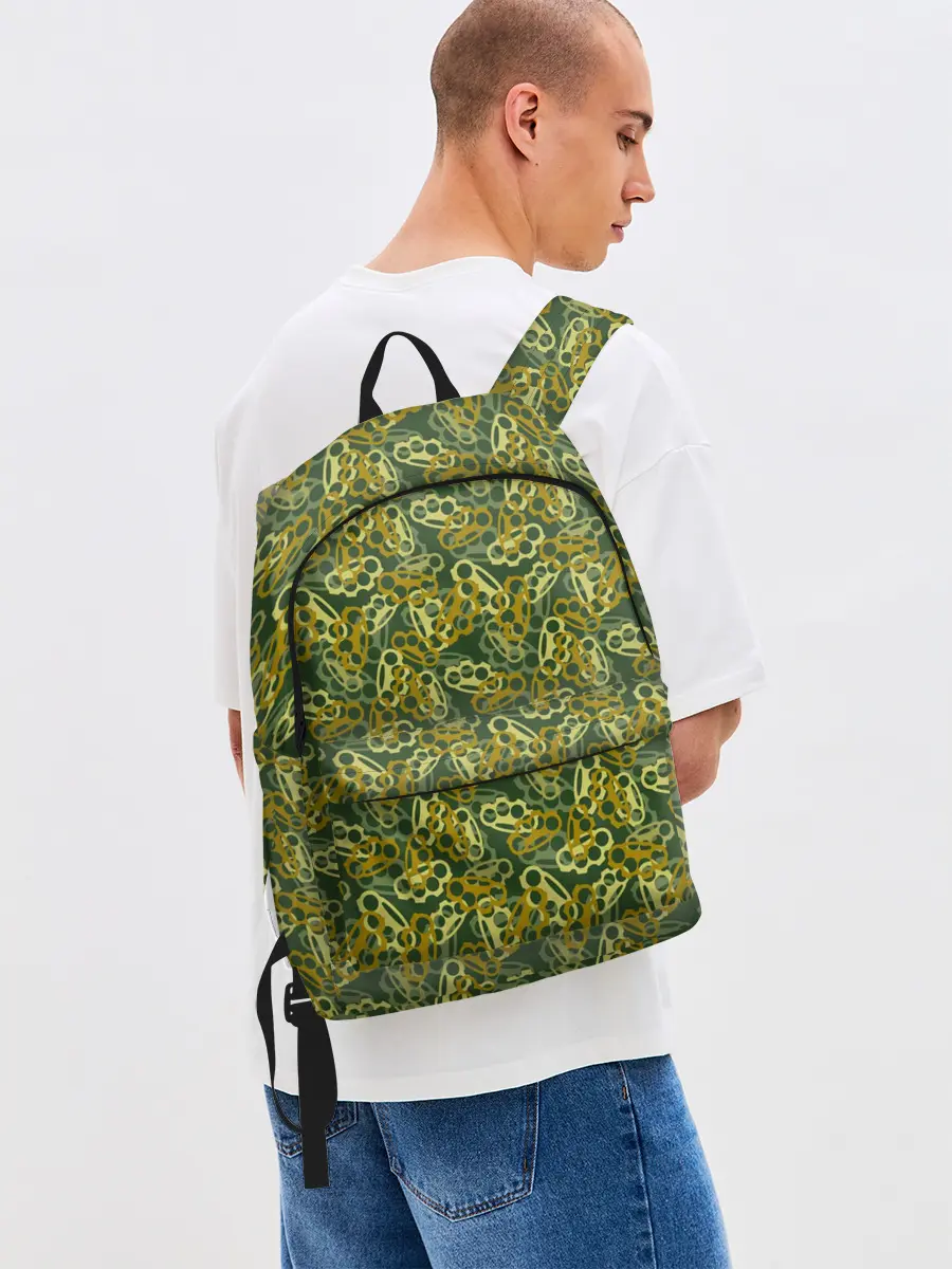 Рюкзак джинсовый / Кастеты