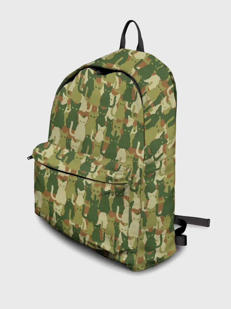 Рюкзак джинсовый / Кошки