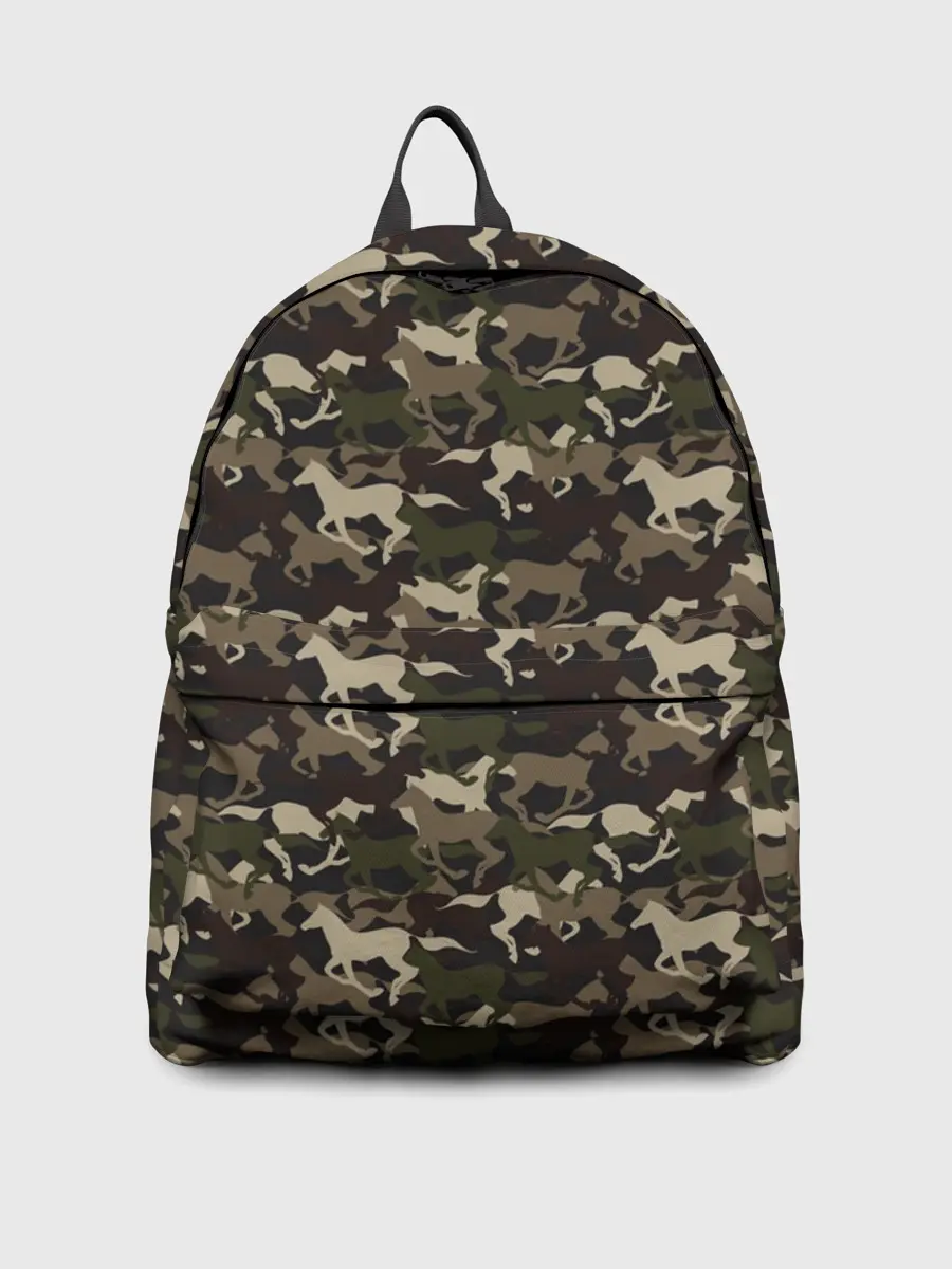 Рюкзак джинсовый / Лошади