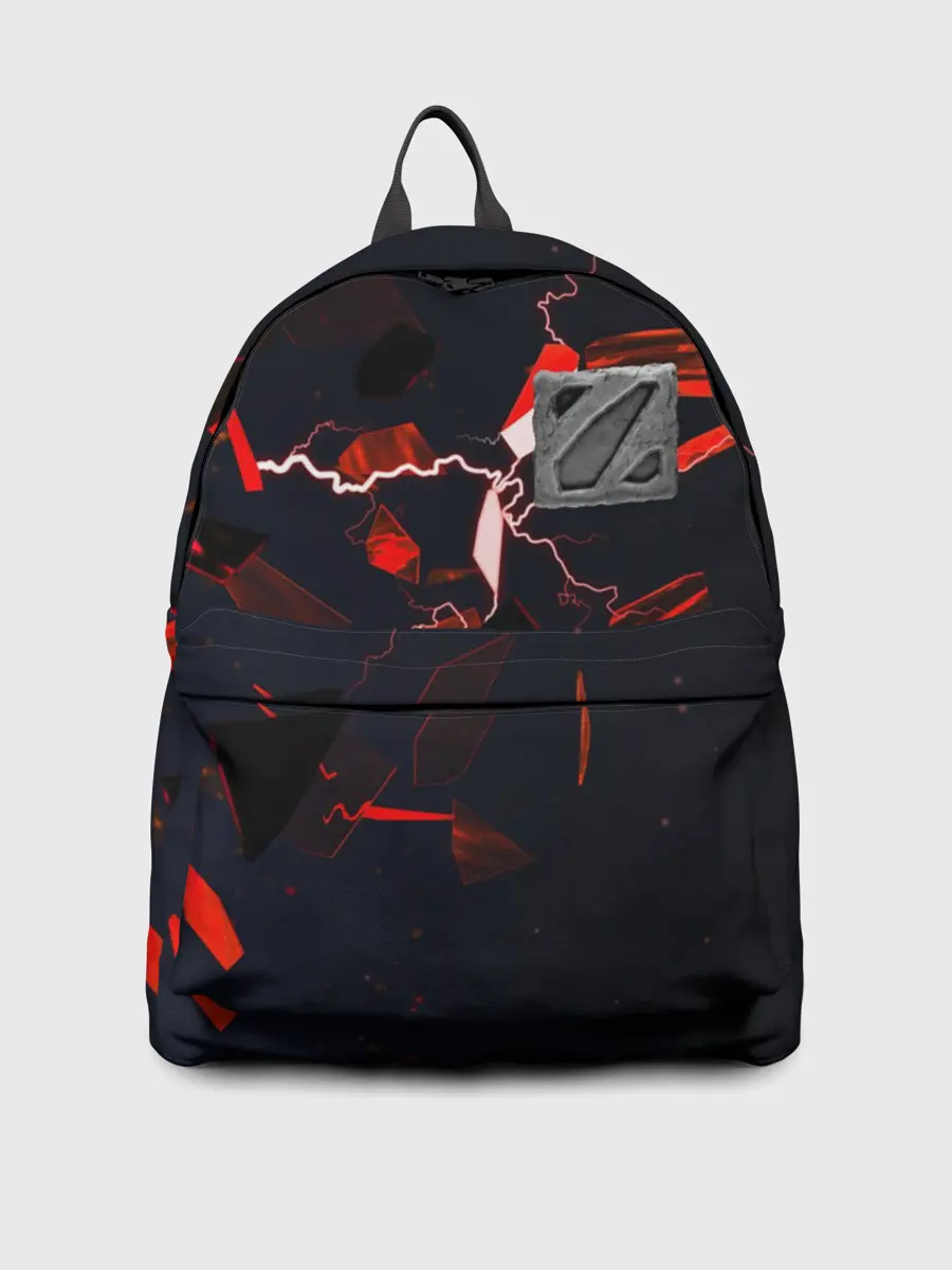 Рюкзак джинсовый / DOTA 2 | 3D плиты и молния