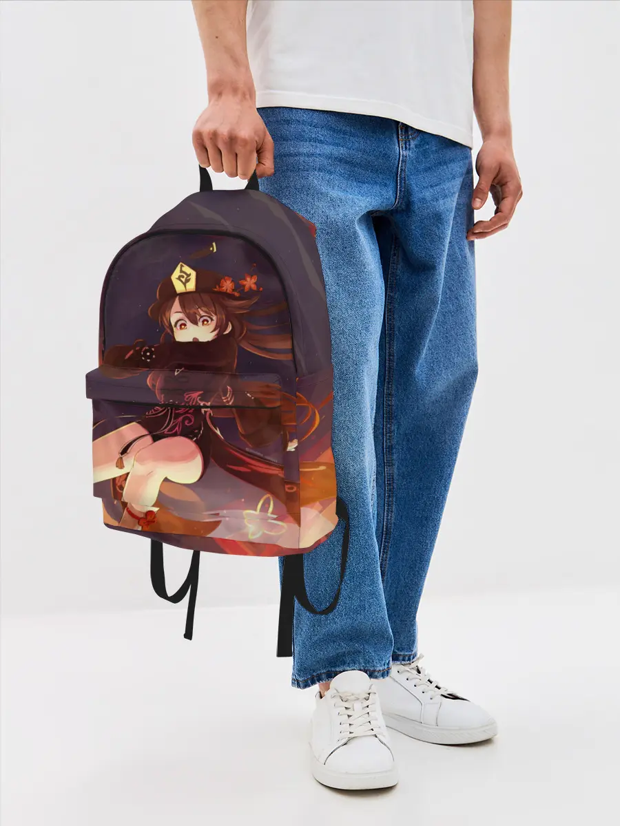 Рюкзак джинсовый / Hu Tao, Ху Тао