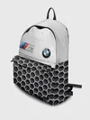 Рюкзак джинсовый / BMW | Стальная решетка