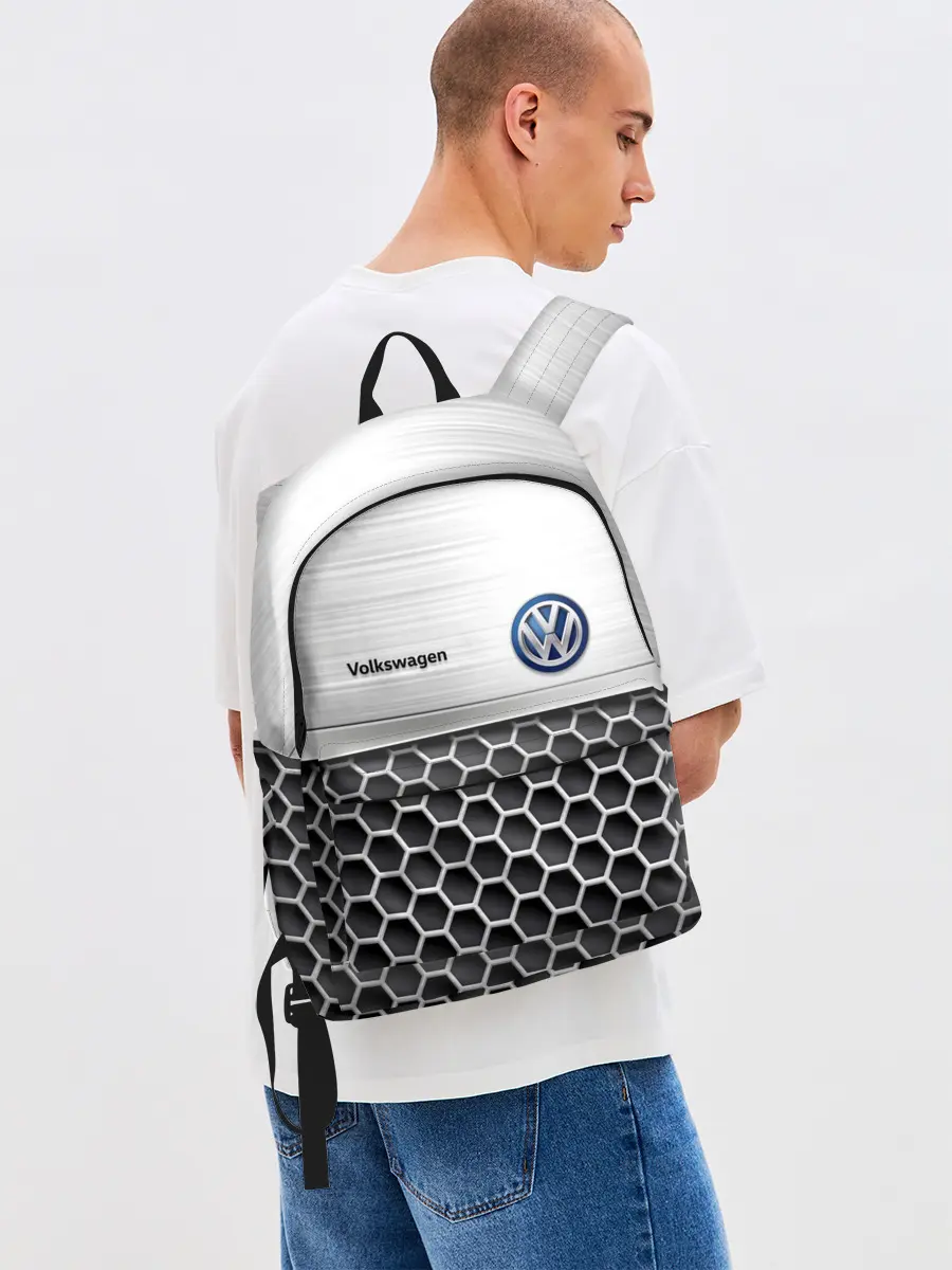 Рюкзак джинсовый / Volkswagen | Стальная решетка