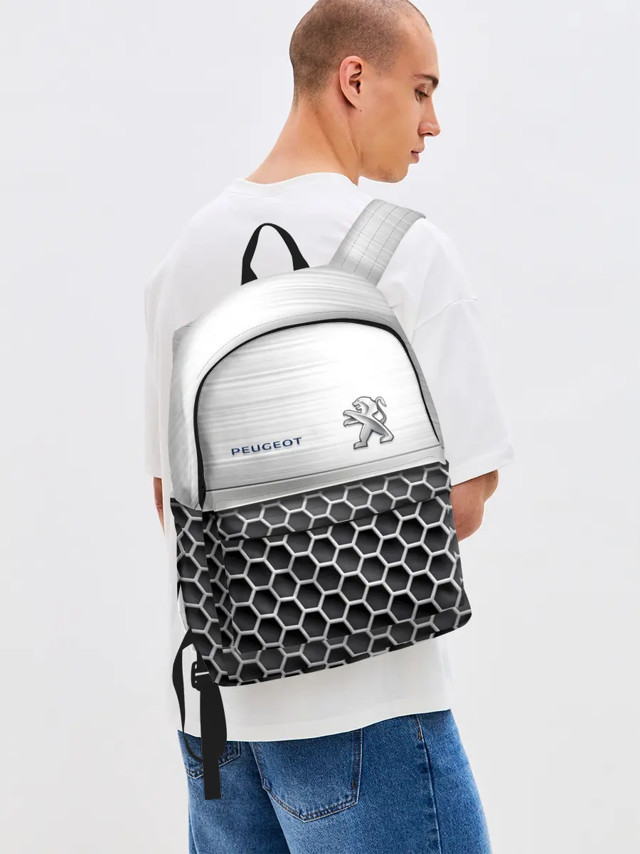 Рюкзак джинсовый / Peugeot | Стальная решетка