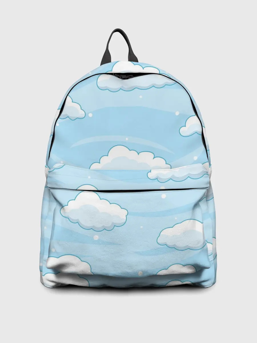 Рюкзак джинсовый / Зимние облака