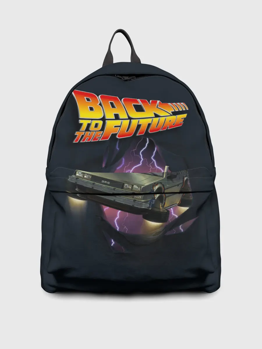 Рюкзак джинсовый / ДЕЛОРЕАН СКВОЗЬ ТКАНЬ