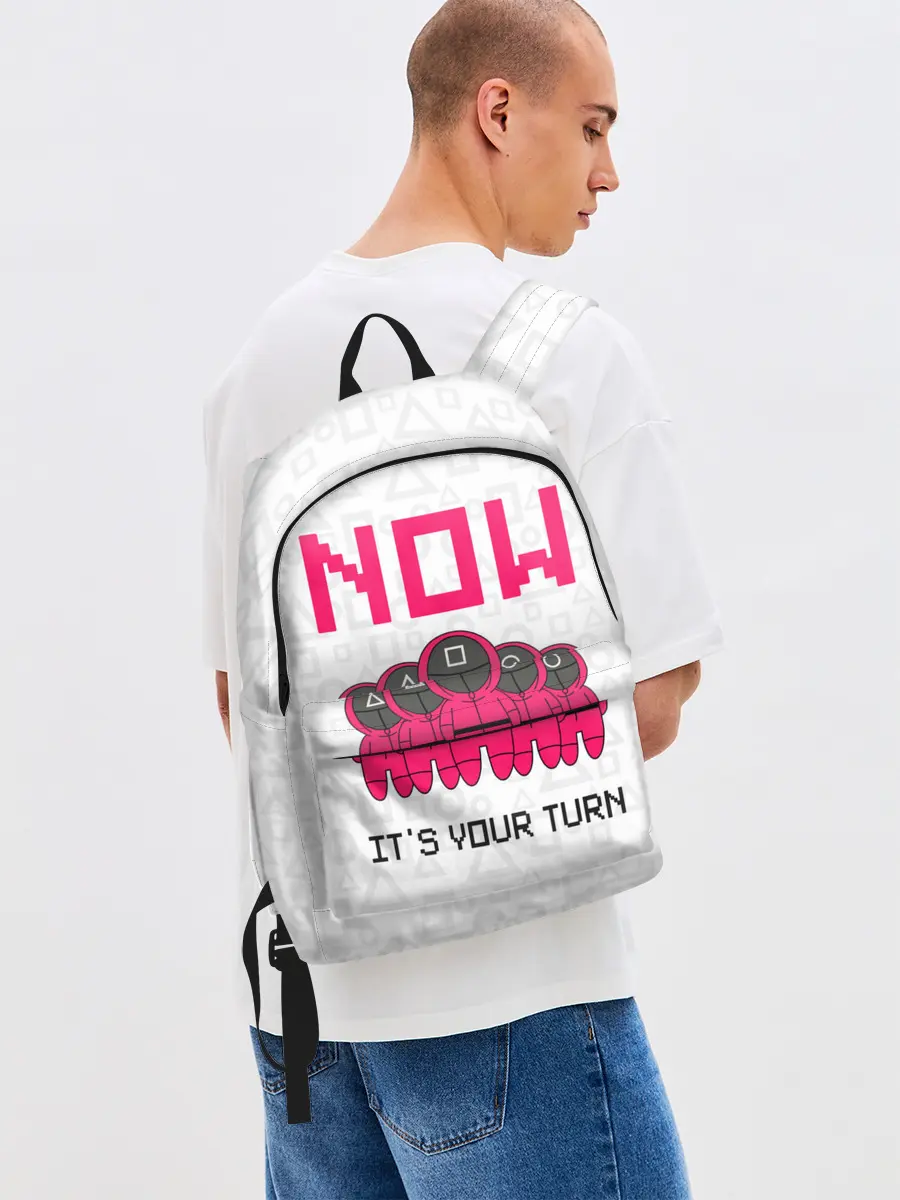 Рюкзак джинсовый / Теперь твоя очередь.