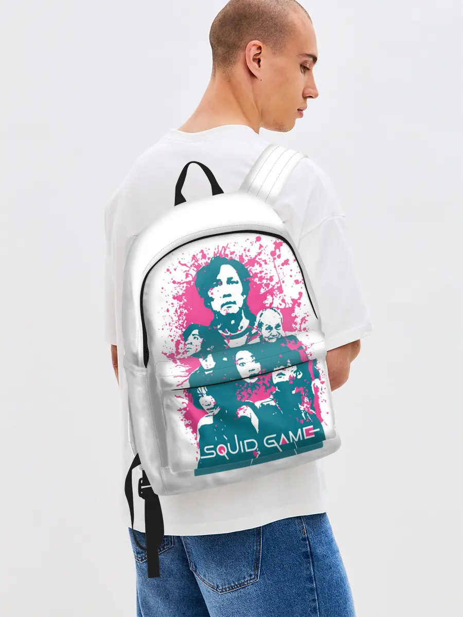 Рюкзак джинсовый / Игра в кальмара: лучшие игроки