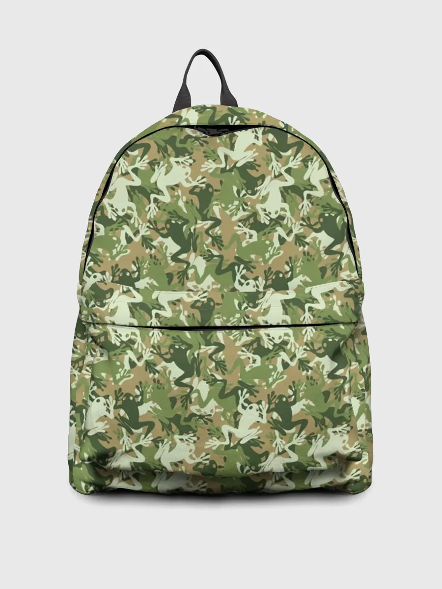 Рюкзак джинсовый / Лягушки