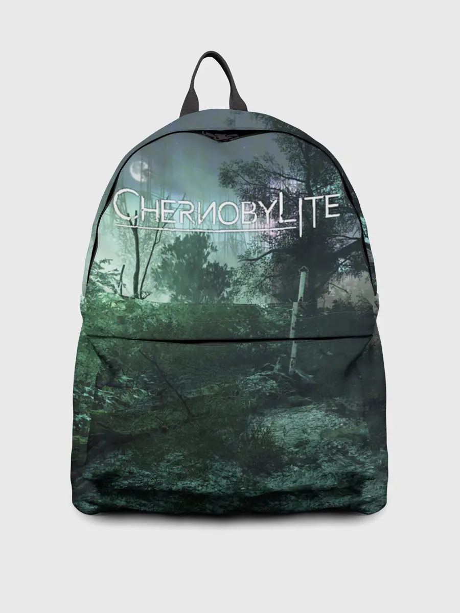 Рюкзак джинсовый / Chernobylite игровой арт