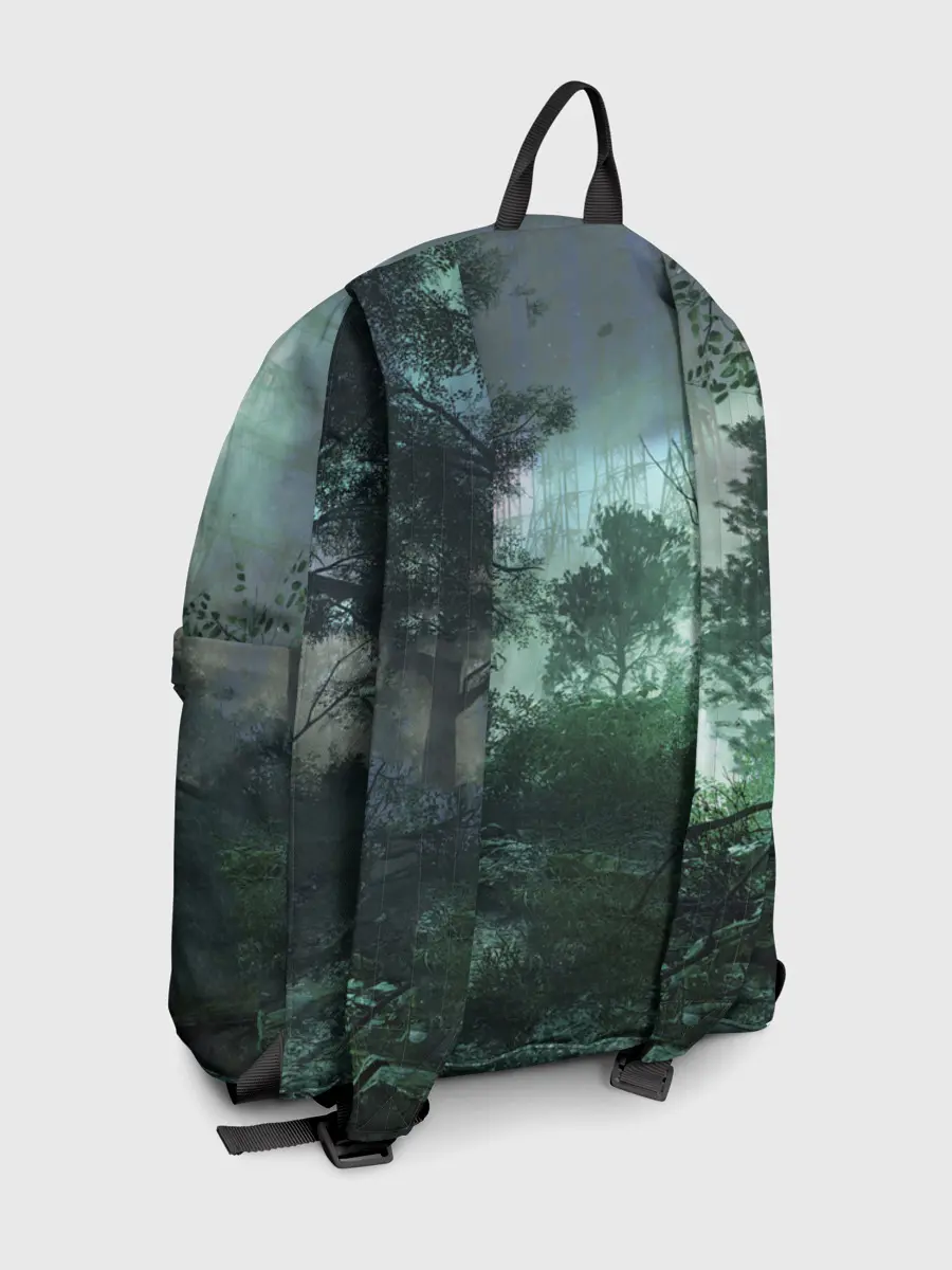 Рюкзак джинсовый / Chernobylite игровой арт