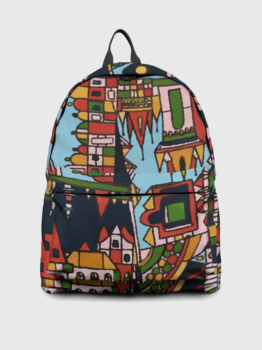 Рюкзак джинсовый / Рождество в Праге