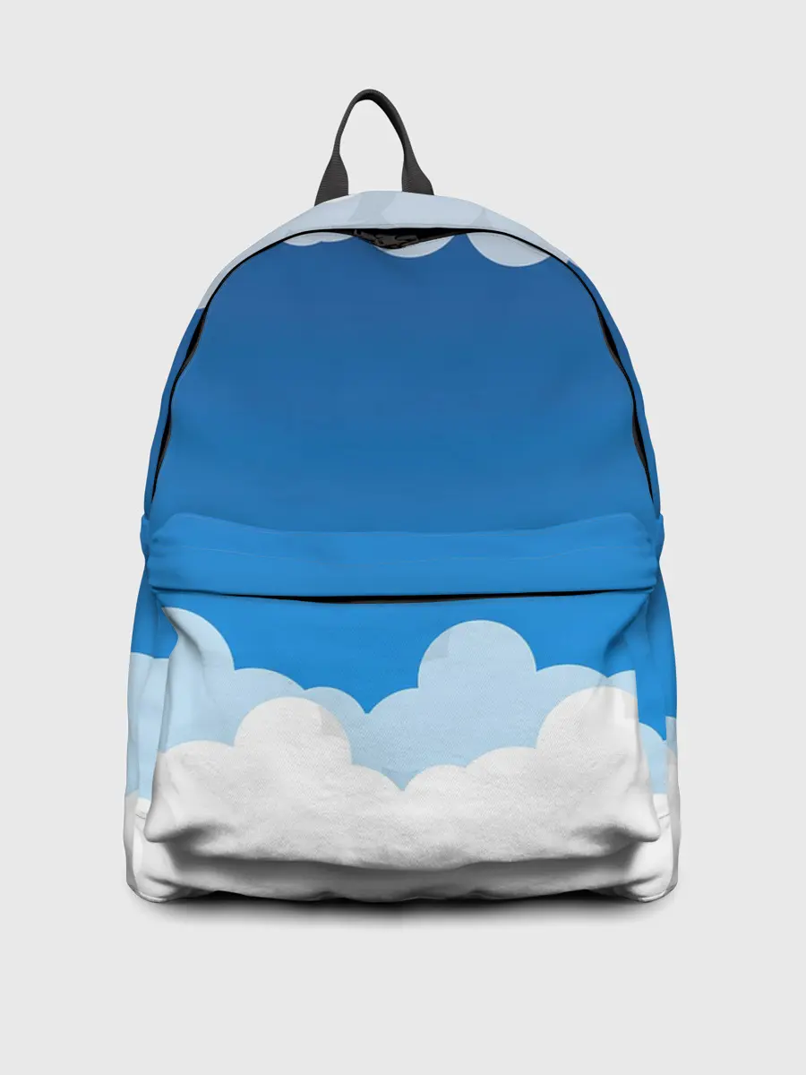 Рюкзак джинсовый / Полёт в облаках