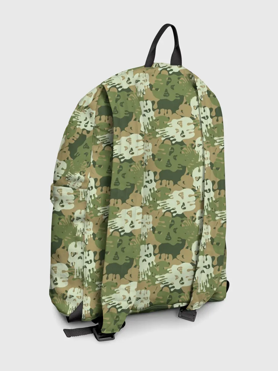 Рюкзак джинсовый / Силуэты Черепов