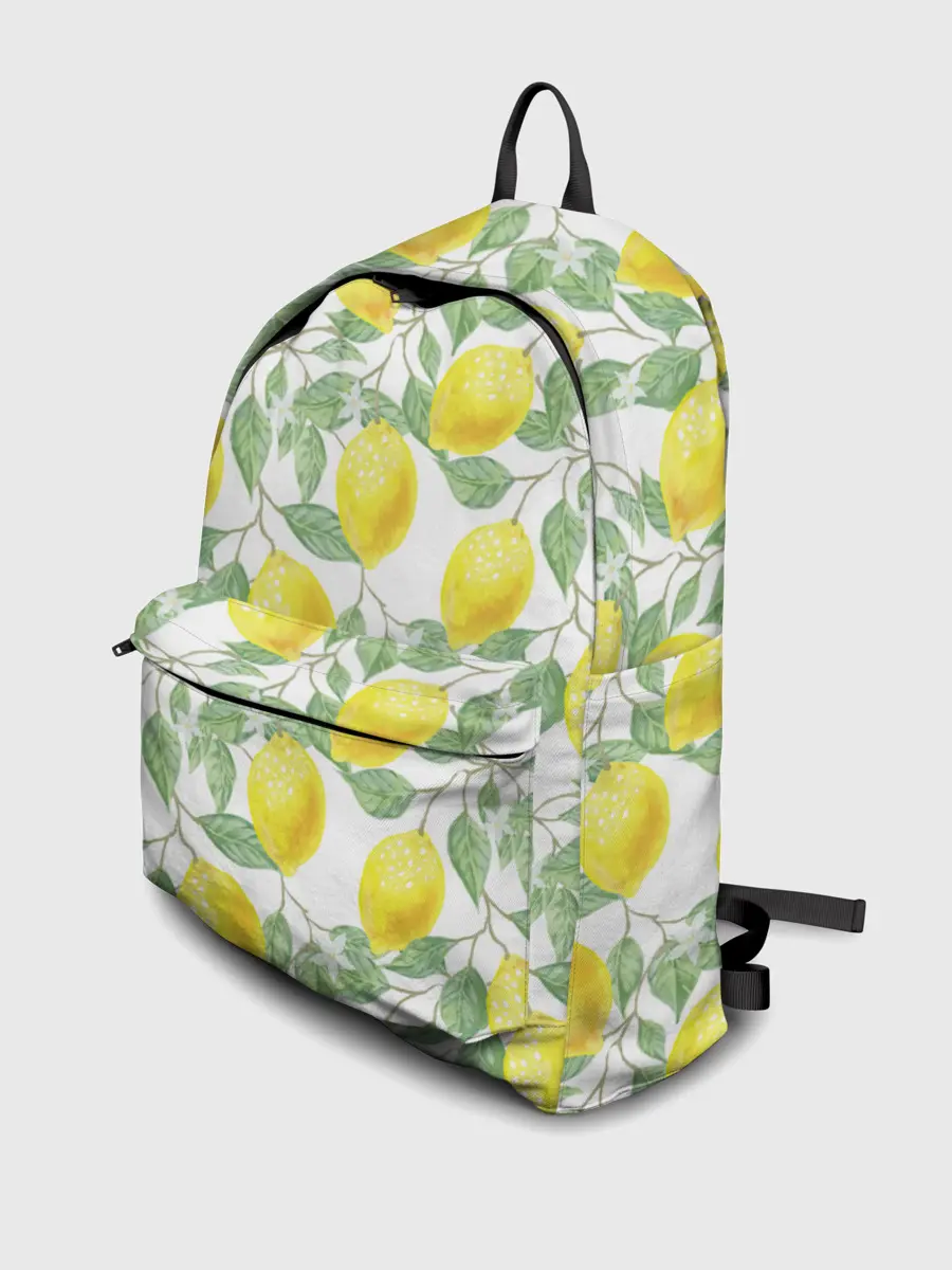 Рюкзак джинсовый / Лимоны 3d