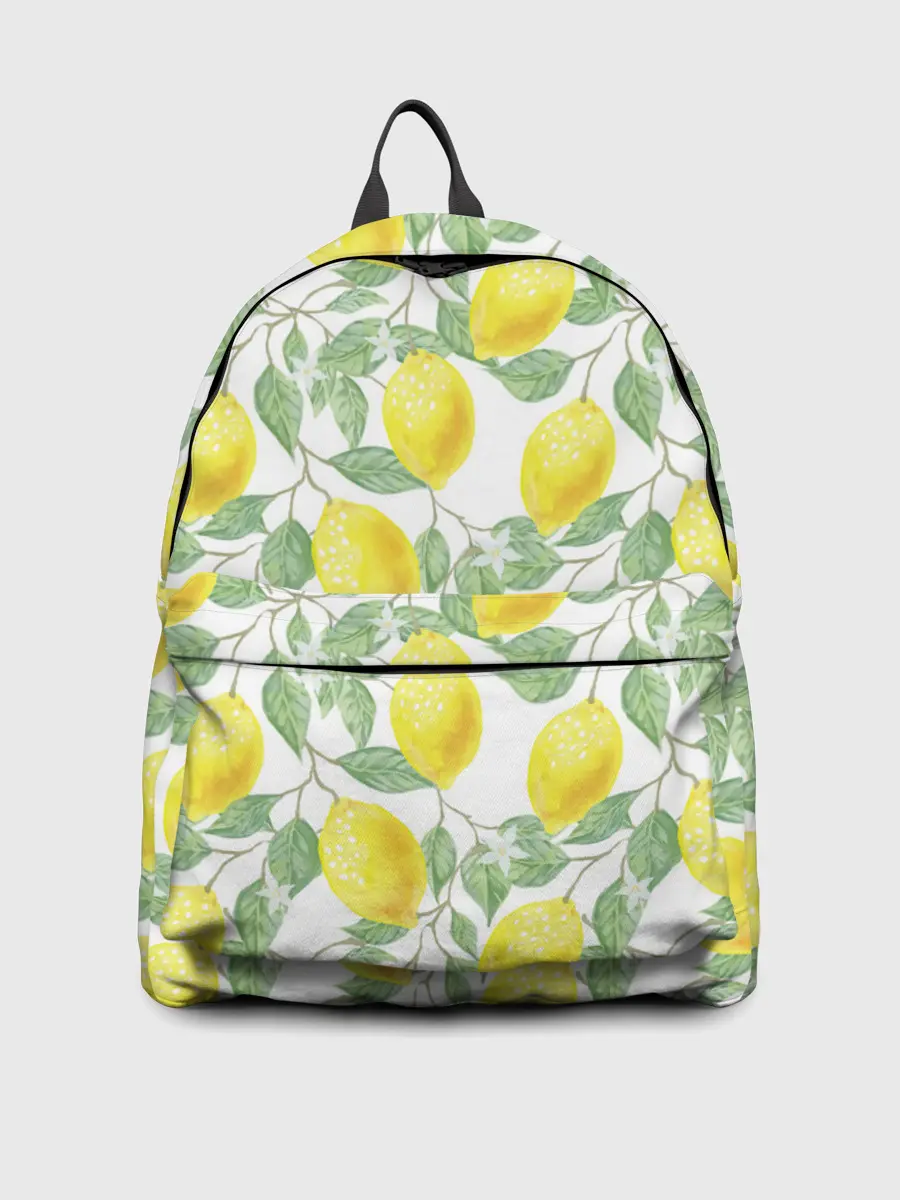 Рюкзак джинсовый / Лимоны 3d