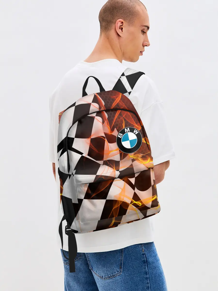 Рюкзак джинсовый / BMW RACING / FIRE RACING