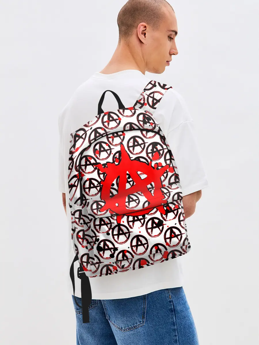 Рюкзак джинсовый / Гражданская оборона - Анархия.