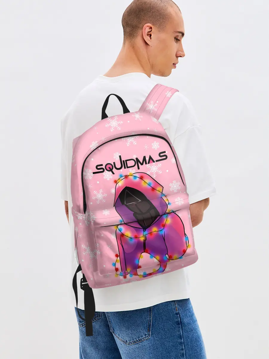 Рюкзак джинсовый / Страж в гирлянде