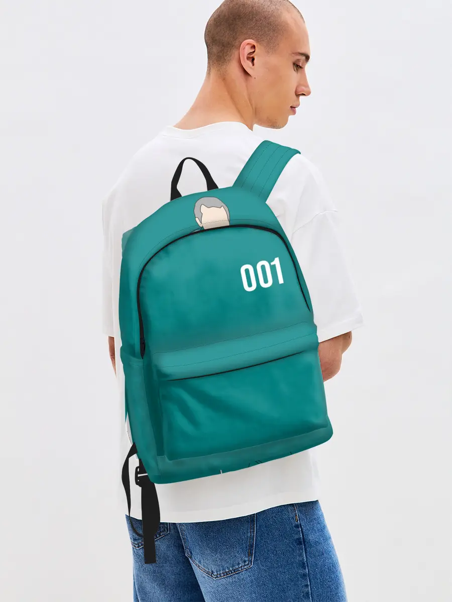 Рюкзак джинсовый / Squid game: О Иль Нам 001